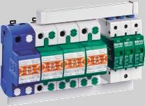 Italacje zasilające Ogranicznik przepięć/protection Set Ogranicznik PS 4-VA/TT+TN-S 3-biegunowy z NPE; 5V kg/% 2,000 5089 62 6 Zestaw PS-VA/.