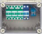 plombowalna Prąd udarowy 00 0/350 µs badany przez BET Spełnia wymagania dyrektywy VDN, wydanie 2 2004 Napięciowy poziom ochrony < 2,0 kv Iskiernik zamknięty, bez wydmuchu Do stosowania w układzie
