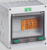 Italacje zasilające Ogranicznik przepięć/rozwiązania systemowe Ogranicznik +2 V -B+C/4-G- 4-biegunowy; V kg/% 35,000 5097 8 V -B+C/.