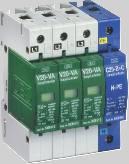 SurgeController/ogranicznik przepięć Ogranicznik 2 kg/% V 20-VA/ -biegunowy kompletny; 385V 3,000 5099 45 8 V 20-VA/3 3-biegunowy kompletny; 385V 42,0 5099 46 2 V 20-VA/.