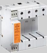 Italacje zasilające Ogranicznik przepięć/podstawa z FS-SÜ Podstawa V 20-C/U-3 FS-SÜ 3-biegunowy z FS-SÜ; podstawa 26,000 5096 35 9 V 20-C/U-4 FS-SÜ 4-biegunowy z FS-SÜ; podstawa 33,000 5096 36 7