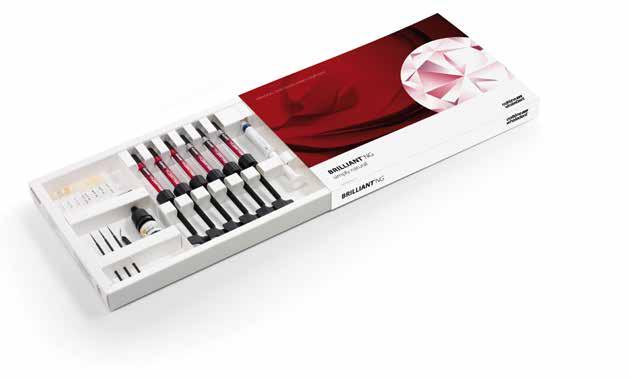 INFORMACJE DLA ZAMAWIAJĄCYCH 8950 NG BRILLIANT NG Zestaw wprowadzający 6 strzykawek = 12 odcieni Vita BRILLIANT NG Dentine (do zębiny): A1/B1, A2/B2, A3/D3 3 4 g BRILLIANT NG Enamel (do szkliwa):