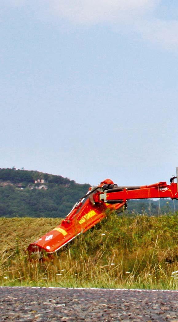 TB TBE TBES OFFSET-ARM VERGE SHREDDERS ROZDRABNIACZE Z PRZESUNIĘCIEM BOCZNYM