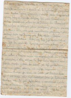 List Weroniki Krogulec z robót
