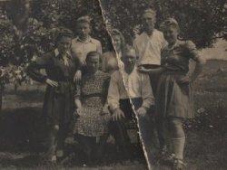 Rodzina Obarów, Michniów, 1948 r.