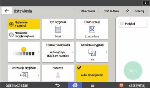 2. Wprowadzenie 1 2 3 4 5 6 PL DQA117 No. Ikona Opis 1 2 Możesz włączyć tryb natychmiastowej transmisji.