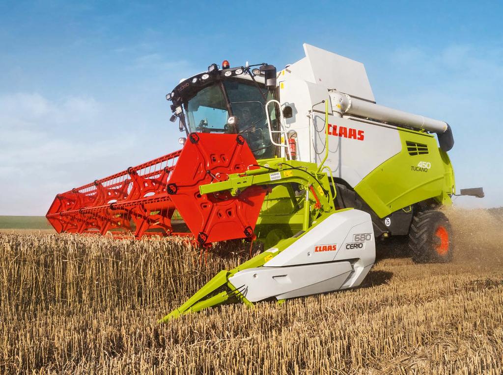 Przyrządy żniwne CERIO. CERIO 930 / 770 / 680 / 620 / 560 Przyrządy żniwne CERIO. Modele CERIO 930 do 560 to nowa seria przyrządów żniwnych CLAAS.