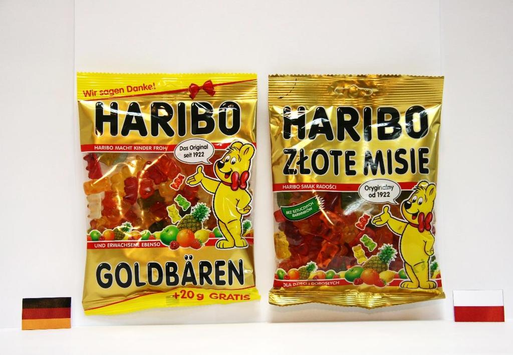 Żelki owocowe Haribo (NETTO) 16,99 24,95 Oznakowa Skład produktu Oznakowa: na produkcie mieckim umieszcze daty minimalnej trwałości w sposób trwały, łatwo się ściera, na polskim produkcie podany jest