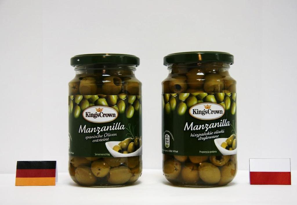 Oliwki zielone (ALDI) 17,18 17,59 Oznakowa - w tym wykaz składników Wnioski: produkt polski jest i