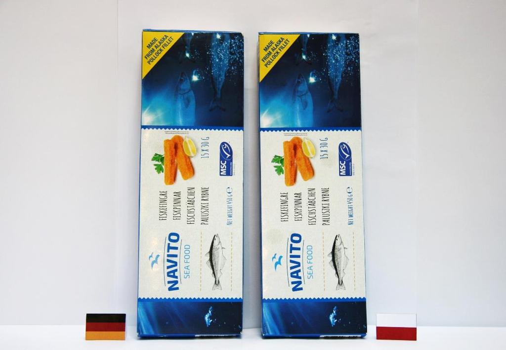 Paluszki rybne (NETTO) 15,01 15,53 Oznakowa - w tym wykaz składników Wnioski: produkt polski jest i
