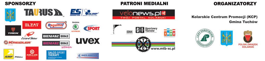 Puchar Polski w Kolarstwie MTB XCO Tuchów Tuchów - 22 czerwca 2014 ORGANIZATORZY / ORGANISER: Kolarskie Centrum Promocyjne, Salon rowerowy Bieniasz Bike, Gmina i Miasto Tuchów DŁUGOŚĆ TRASY /