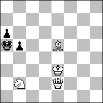 W:d4# 1...e3 2.W:d5# 1...b5! 1.Wa5? tempo 1...b5 2.Wa6# 1...d4 2.Ge5# 1...b:a5! 1.G:e4! tempo 1...d:e4 2.Wd1# 1...d4 2.Sb7#.