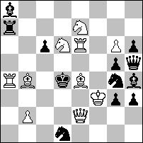 Zoltan LABAI (Słowacja) s#6 b) Sd8 c3 (12+6) s#3 (10+9) s#3 (10+12) I/III nagroda ex aequo nr 596 Iwan SOROKA (Ukraina) Bliźniak z zamianą gier w obu wariatach.