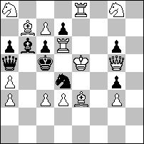Wg:g4+ H:g4# 1...f5 b 2.Wh:g4+ f:g4 3.H:g4+ G:g4#.