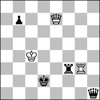 Wg4+ +-) 4.Wd3+ Ke5 5.We3+ Kd5 6.Wg5+ Kd4 7.Wd3+ Ke4 8.Wh3! d6 (8...Kd4 9.Wg1 Gc3 10.Wg4+ +-; 8...Kf4 9.Wg1 Gc3 10.Wf3+ +-) 9.Wg4+ Kd5 10.Wd3+ Ke5 11.We3+ Kd5 12.Wg5+ Kd4 13.Wd3+ Ke4 14.Wh3! d5 15.