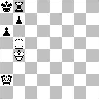 3 wyróżnienie honorowe nr 695 Marian FRĄK Dwie gry zamienne w miniaturze z bliźniakiem. a) 1.Sa4! tempo 1...Ka2 2.Sc3+ Ka1 3.Wb1# 1 a2 2.Wd5 Kb1 3.Wd1# b) pc2: 1.Sd3! tempo 1 Ka2 2.Sc1+ Ka1 3.