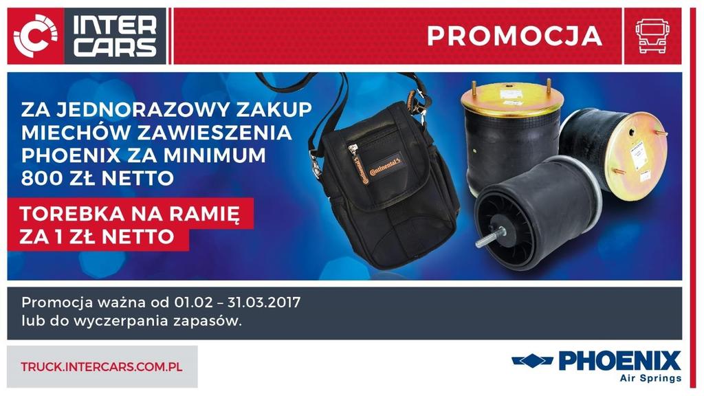 Torebka na ramię za 1 zł netto Za jednorazowy zakup miechów zawieszenia Phoenix za min.