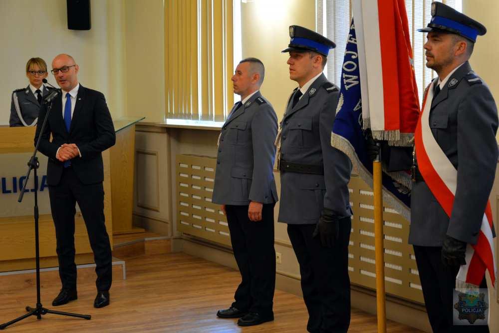 Wśród zaproszonych gości byli między innymi Wojewoda Opolski, a także przedstawiciele służb i instytucji.