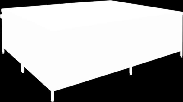 Wymiary: 2600 x 1300 x 2190 mm N 114 Pochylany stół