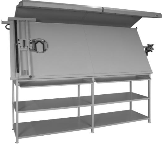 3000x1200x2190 STANOWISKO KONTROLNE CCS Dwu-modułowe kontrolne