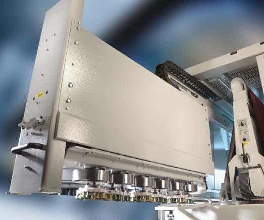 Ergonomię automatów szlifierskich WEBER KSN cechuje przede wszystkim wyrafinowana technika narzędziowa. System modułowy pozwala na montaż agregatów szlifierskich w dowolnej kolejności.