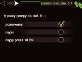 To menu jest wyświetlane tylko w przypadku podłączenia zasobnika c.w.u. do pompy ciepła.