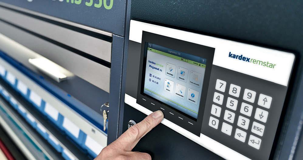 Software & Controls Family Kardex Remstar Logicontrol 100/200: centrum sterowania zawarte w maszynie dla systemów magazynowych Kardex Remstar Innowacyjność za dotknięciem przycisku: inteligentna