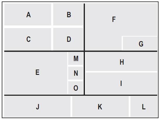 SYMBOL OBSZAR WYŚWIETLANIA FUNKCJA A IN TEMP Wewnętrzna temperatura B IN HUMIDITY Wewnętrzna wilgotność C OUT TEMP Zewnętrzna temperatura D OUT HUMIDITY Zewnętrzna wilgotność E TENDENCY Prognoza