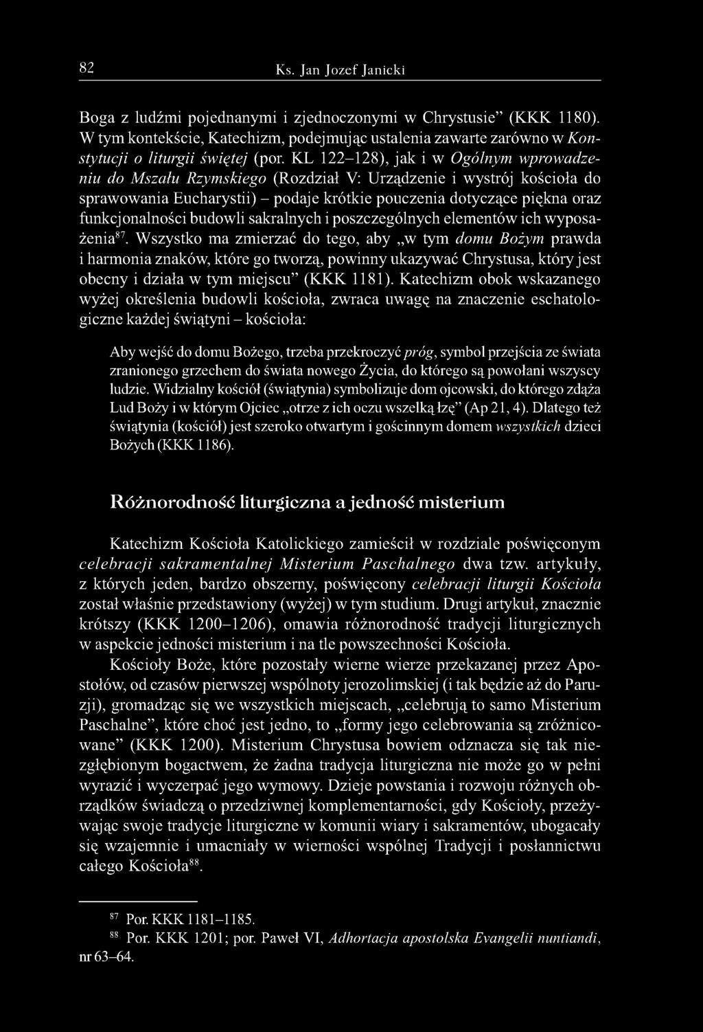 budowli sakralnych i poszczególnych elementów ich wyposażenia87.