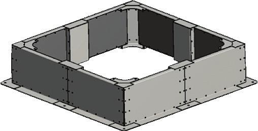 Akcesoria RFHT F400 do wentylatorów oddymiających PODSTAWA DACHOWA RS-I SE Typ A B
