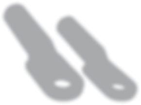 AKCESORIA O ŁĄCZENIA PRZEWOÓW Nieizolowane długie końcówki oczkowe z aluminium Nieizolowane końcówki i złączki d 2 I B AS16-6 5.5 6.4 8.5 65 32 13 25 16 AS16-8 5.5 8.4 8.5 69 32 13 25 16 AS25-6 7 6.