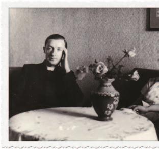 Fot. 16. Bernard Sychta ze swoją siostrą Anną Sychtówną We wrześniu 1975 roku Bernard Sychta podjął ostateczną decyzję o napisaniu kolejnego słownika tym razem poświęconego Kociewiu.