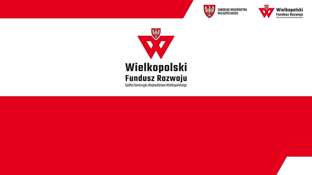 PRODUKTY FINANSOWE WFR SP. Z O.O. WSPIERAJĄCE ROZWÓJ MŚP Z TERENU WOJEWÓDZTWA WIELKOPLSKIEGO