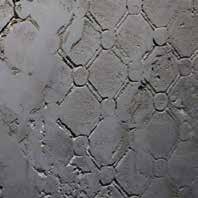 Decorative mineral coating with purified