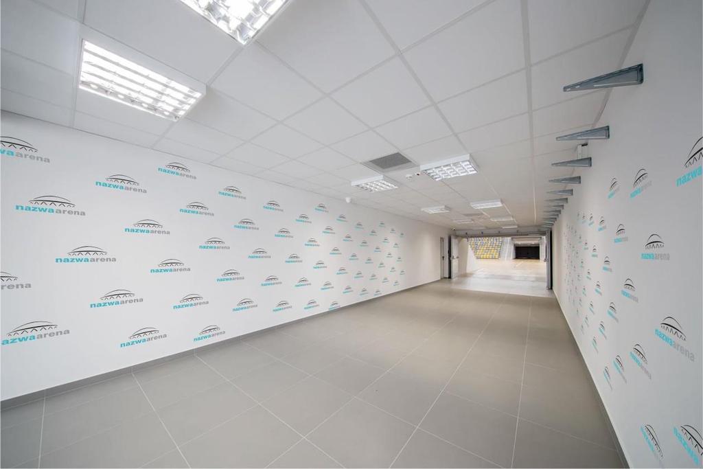 Oznakowanie wewnątrz obiektu MIXED ZONE