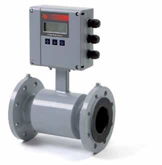 Przepływomierze elektromagnetyczne Przetwornik ModMAG M 2000 do wszystkich detektorów Wymiary (mm) 180 99 60 281 180 M20 (x3) Ø5.