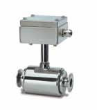 przewodność 5 µs/cm (20 µs/cm do wody demineralizowanej) Materiały wykładzin PTFE -40 do +150 C Materiały elektrod Hastelloy C (standard) Tantal Platyna / Powlekane złotem Platyna / Rod Obudowa Stal