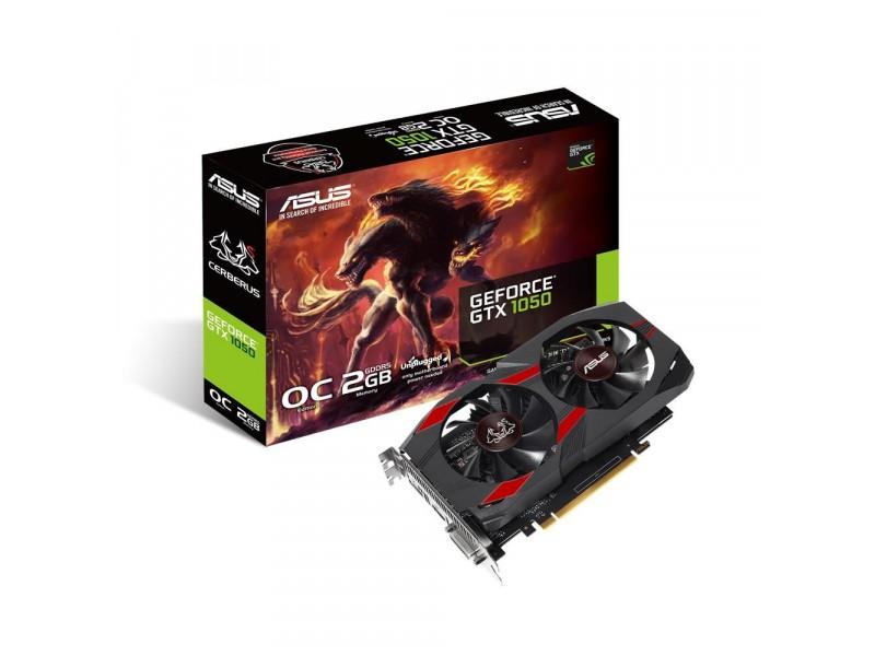Asus GTX 1050 OC 2GB 128BIT DVI/HDMI/DP/HDCP Producent: ASUS Kod Producenta: CERBERUS-GTX1050-O2G Kod EAN: 4712900927368 Gwarancja: 3 lata Opis Model: CERBERUS-GTX1050-O2G Złącze karty graf.