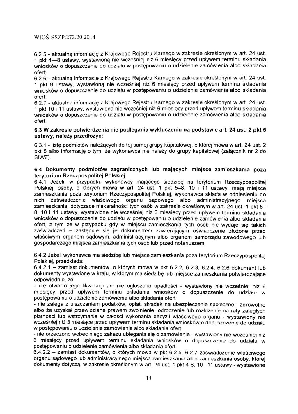 WOS-SSZP.7.0.04 6..5 - aktualna, informacje z Krajowego Rejestru Karnego w zakresie okreslonym w art. 4 ust.