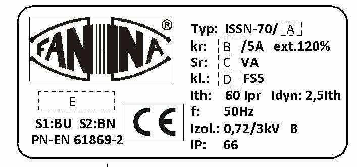 Strona 1 z 4 WSTĘP Niniejsza instrukcja jest dokumentem przeznaczonym dla użytkowników przekładników prądowych napowietrznych typu ISSN-70.