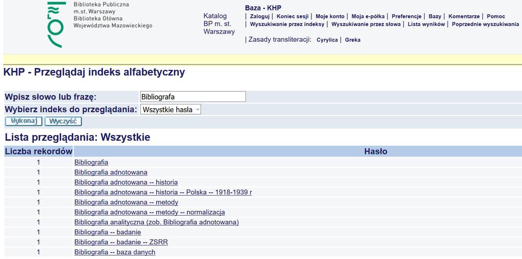 Koszykowa dla Bibliotekarza -