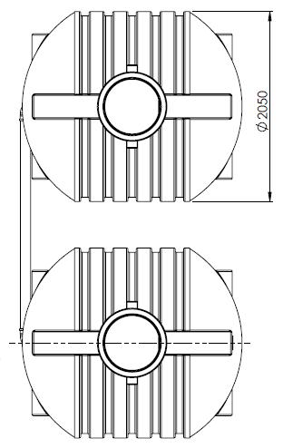 Ozeanis 12 000 l DUO (przykład