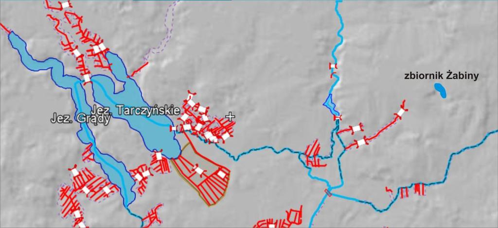 II. POŁOŻENIE, MORFOLOGIA I WSKAŹNIKI MORFOMETRYCZNE Zbiornik w Żabinach jest zlokalizowany na terenie gminy Rybno, która pod względem fizycznogeograficznym położona jest na Niżu Środkowoeuropejskim,