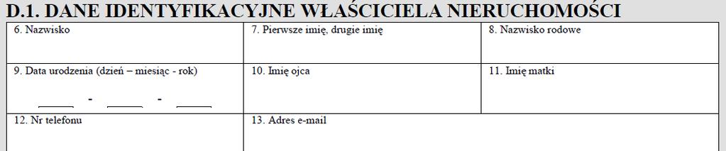 6) Część D.1.