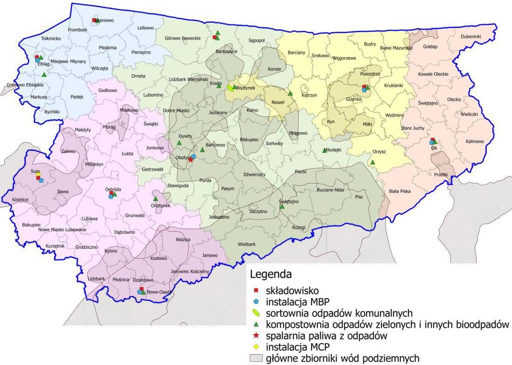 4 254,7 tys. ton odpadów (36,5% odpadów zebranych ogółem) przeznaczono do składowania, a 151,9 tys.