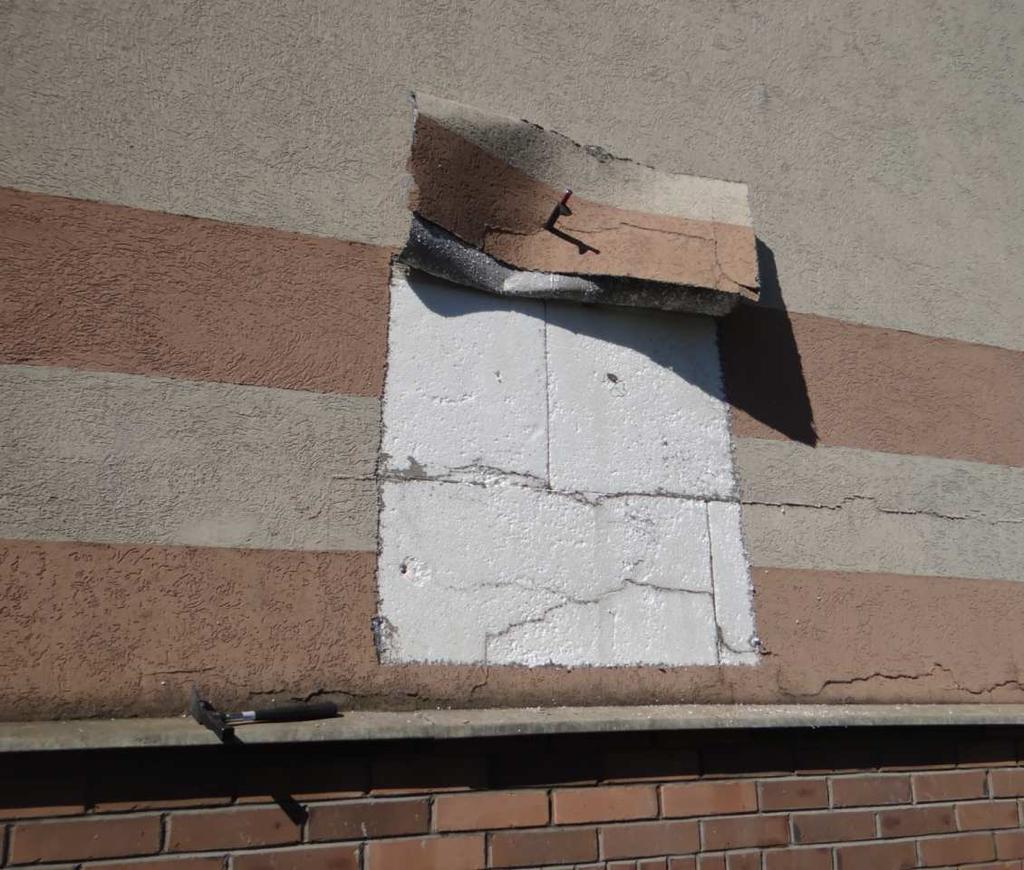 8 Lokalna odkrywka Widoczna: 1) warstwa