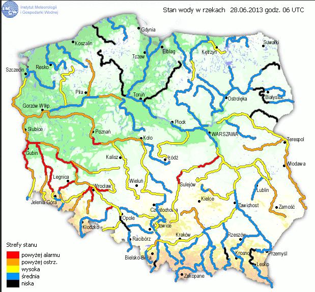 INFORMACJE HYDROLOGICZNO -