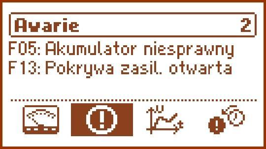 - bieżące awarie
