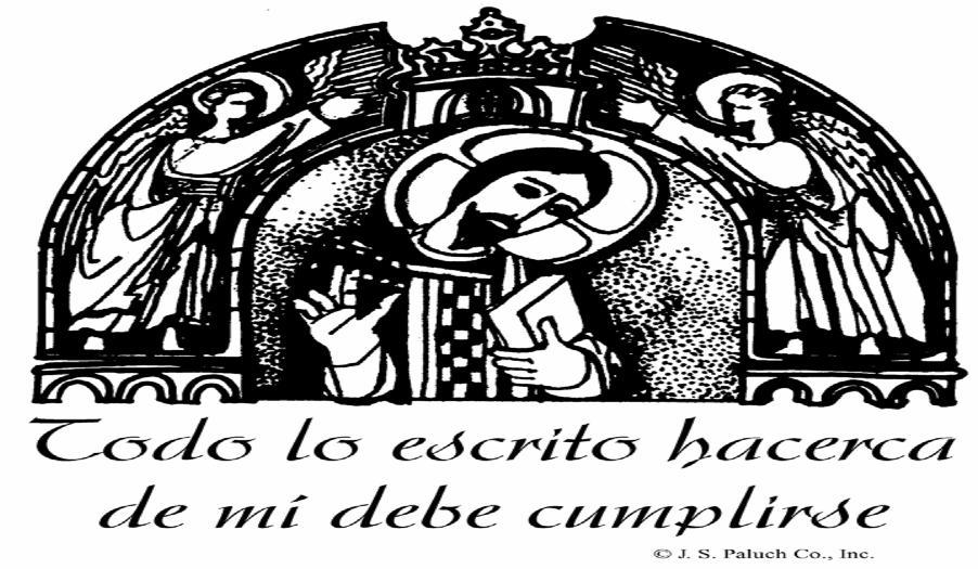 ITENERARIO DE MISAS EN ESPAÑOL: Domingos: 9:00am. El 12 de cada mes misa en honor de Nuestra Senora de Guadalupe en la iglesia de abajo a las 7:30pm.