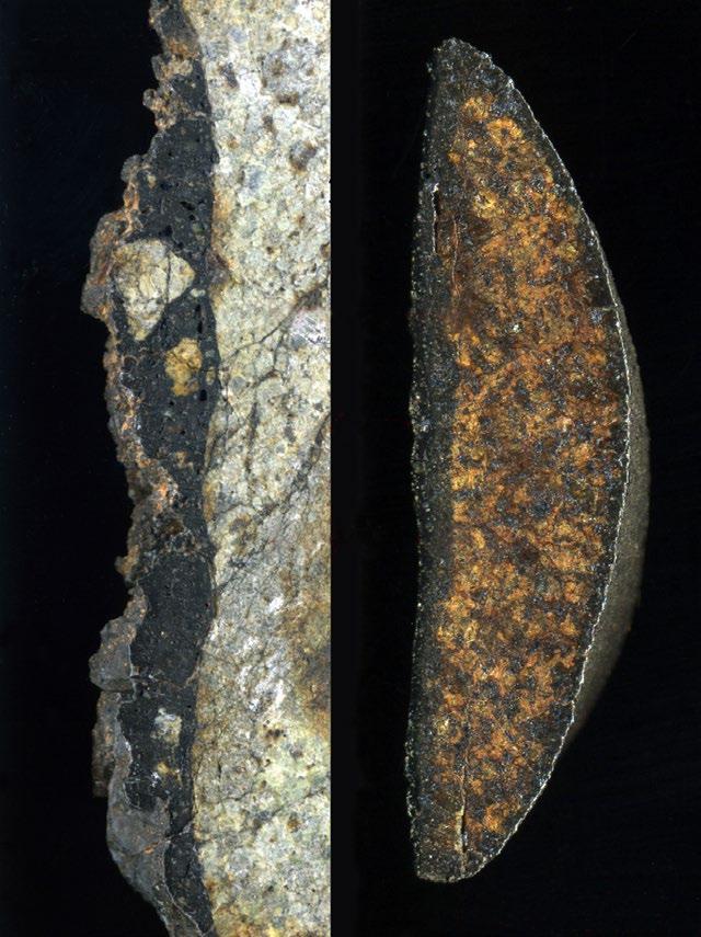 Przybywające i w ręku Roger Warin i John Kashuba Artykuł ukazał się najpierw w METEORITE, Vol. 20